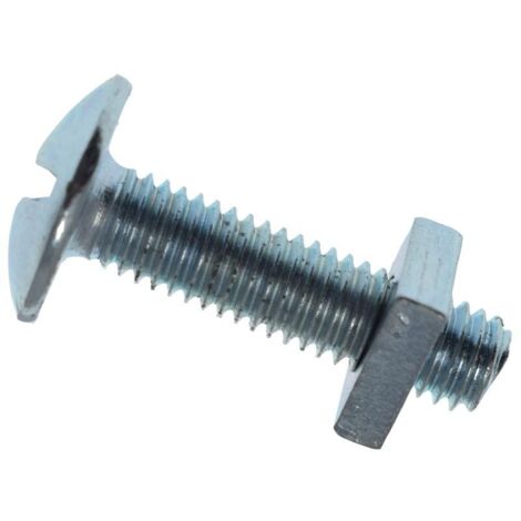 Metalmate MEMRBN0525 Roofing Bolt & Nut ZP M5 x 25mm (Box 50) MEMRBN0525
