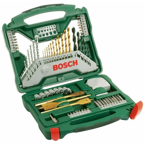 Bosch 2607019329 70 Piece Titanium DIY X-Line Drill & Screwdriver Bit Set