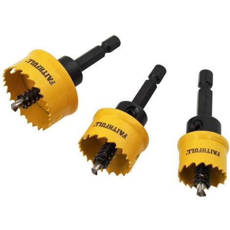 Faithfull Mini Holesaw Set 3 Piece FAIHSM3PSET (1/5)