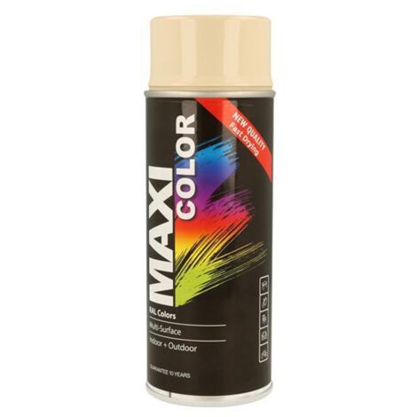 Maxicolor Spray Gloss Light Ivory 400ml - Decorative Paint