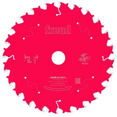 Freud 165mm Circular Saw Blade - Titanium Cobalt Carbide