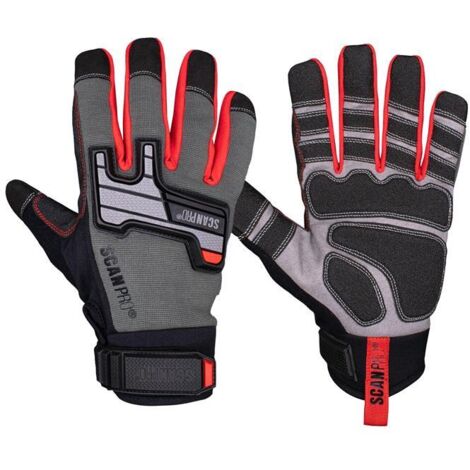 Scan PT-102 Mechanic Gloves - XL (Size 10) SCAGLOPMGXL (1/3)