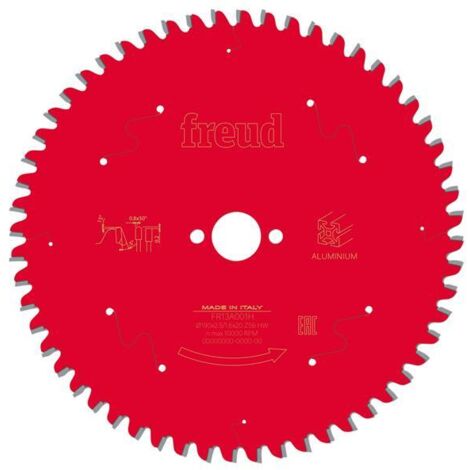 Freud F03FS09814 Metal Circular Saw Blade 190 x 20 x 2.5/1.6mm x 56T FRE03FS09814