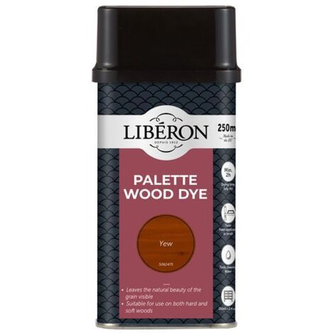 Liberon 126737 Palette Wood Dye Yew 250ml LIBWDPY250N