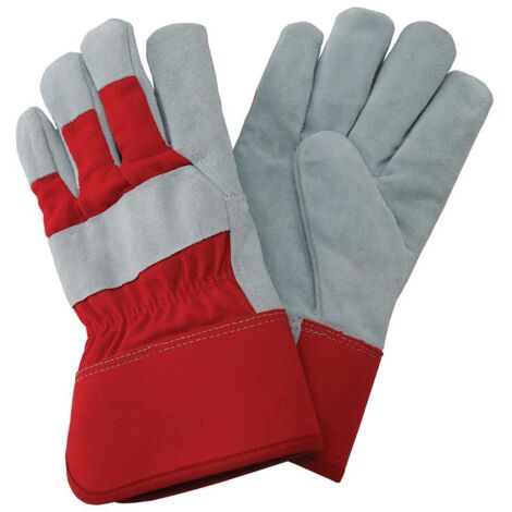 Kent & Stowe Mens Large Red Rigger Gardening Gloves
