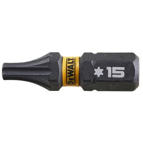DEWALT Extreme FlexTORQ T15 Impact Driver Bits - Pack of 5