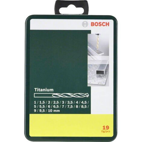 Bosch HSS-Tin Steel Drill Bit 19 Piece Set 1-10mm (1/4)