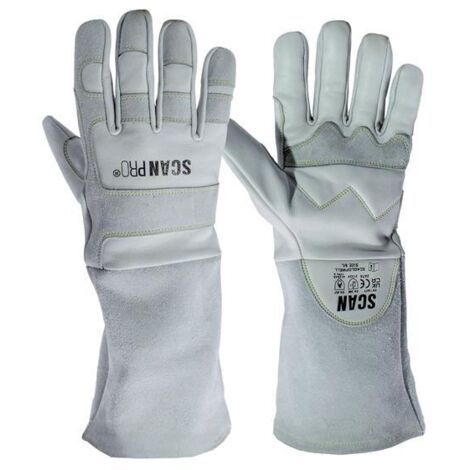 Scan Premium Leather Welding Gloves - L (Size 9) SCAGLOPWELL