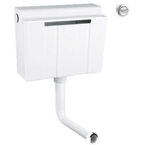 Grohe Adagio 39054 Dual Flush Concealed Cistern Side Entry + Chrome Button