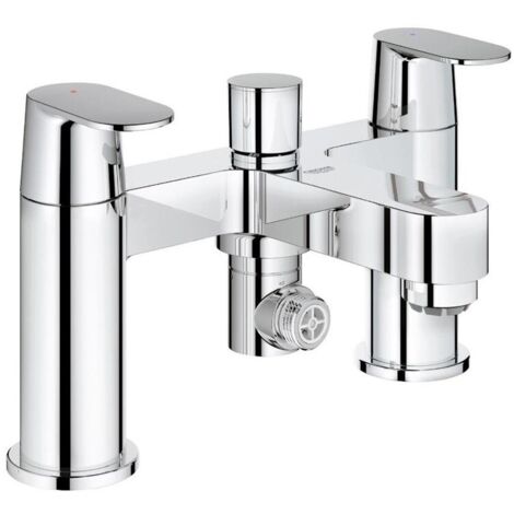 Grohe 25129 Eurosmart Cosmo Two-Handled Deck Mounted Bath Shower Mixer Tap Lever