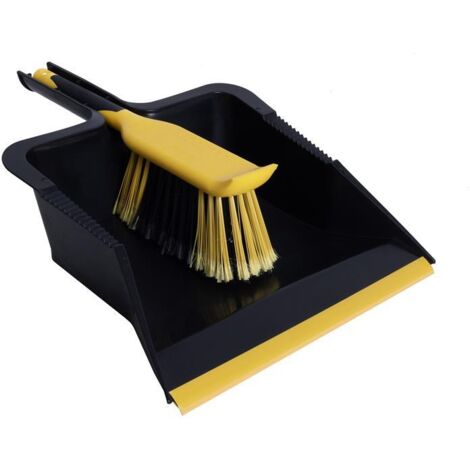 Bulldozer Heavy-Duty Dustpan & Brush Set for Garden Cleaning (1/4)