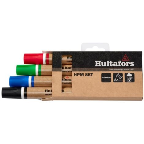 Hultafors 650330 HPM Permanent Marker Set 4 Piece HUL650330 (1/2)