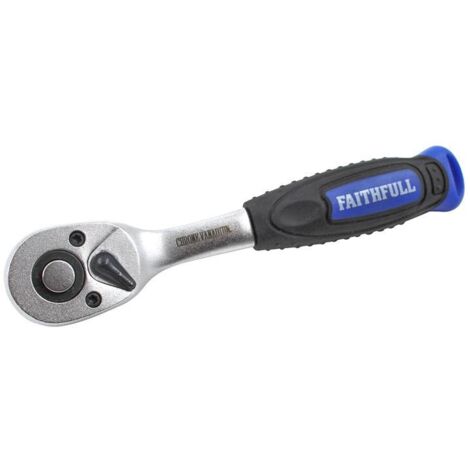 Faithfull 1/4in Drive Quick Release Ratchet Handle FAISOCRAT14Q (1/3)