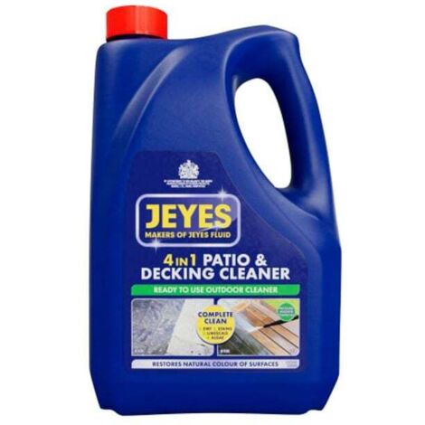 Jeyes 11546 4-in-1 Patio & Decking Cleaner 4 litre JEY11546