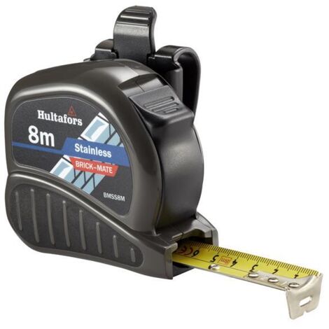 Hultafors 352423 BMSS8M Brick-Mate Pocket Tape 8m Metric Only HUL352423 (1/5)