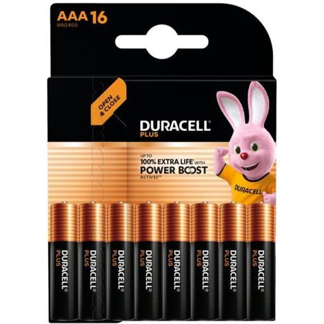 Duracell S30950 AAA Cell Plus with Power Boost Batteries (Pack 16) DURAAAPB16