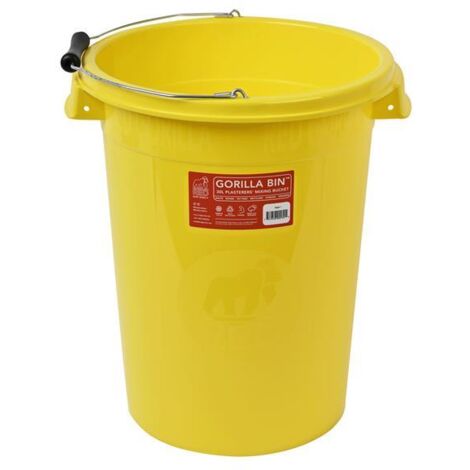 Red Gorilla Plasterers Mixing 30L Bucket - Yellow