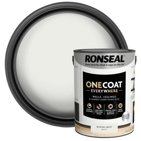 Ronseal One Coat Everywhere Interior Winter Frost Matt 5 litre RSLOCEWFM5L