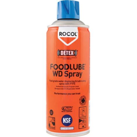 Rocol Foodlube WD Spray - 300ml Food-Grade Lubricant for Food Processing Equipment (1/2)
