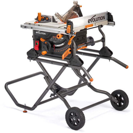 Evolution R255TBL Portable Table Saw 230v 255mm With TCT Multi-material Blade & Wheeled Stand (1/4)