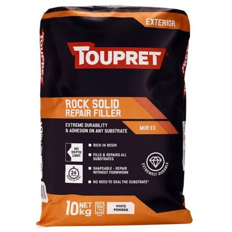 Toupret TTMUX101GB Rock Solid Repair Filler 10kg TOUTTMUX01 (1/2)