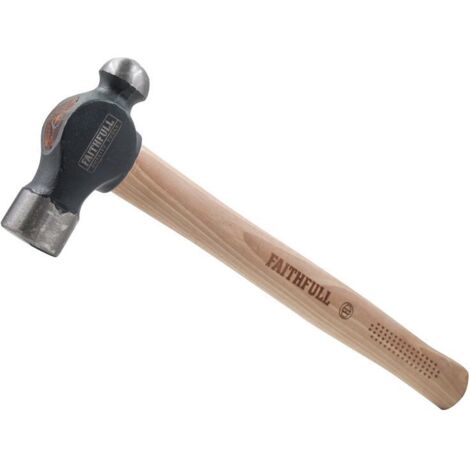 Faithfull 60411425 Ball Pein Hammer FSC Hickory 908g 2 lb FAIBPH32FSC