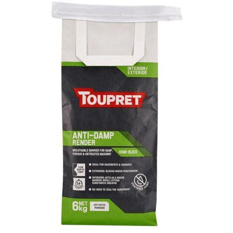 Toupret TTHUMIB06GB Anti-Damp Render 6kg TOUTTHUMIB06 (1/2)