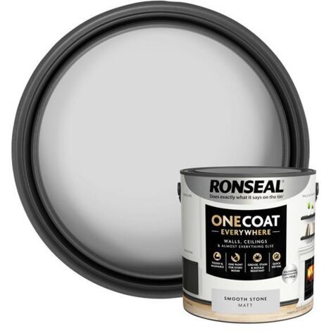 Ronseal One Coat Everywhere Interior Smooth Stone Matt 2.5L