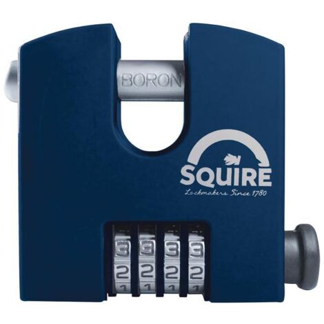 Squire SHCB65BX SHCB65 Stronghold Re-Codable Padlock 4-Wheel Boxed HSQSHCB65BX
