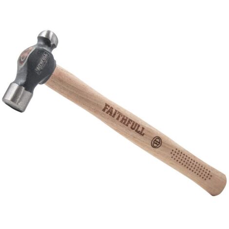 Faithfull 60411469 Ball Pein Hammer FSC Hickory 227g (1/2lb) FAIBPH8FSC