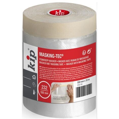 KIP 224967 232 Plastic Masker Tape 0.55 x 33m KIP224967