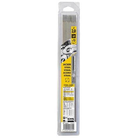 Gys 2.0mm Welding Rutile Electrodes Steel - Pack of 13
