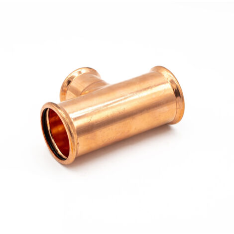 Premium Copper Press Fitting Branch Tee for Water & Gas (1/2)