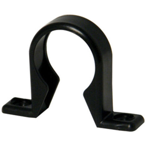 FloPlast 40mm Push Fit Waste Pipe Clip - White Durable Support (1/2)