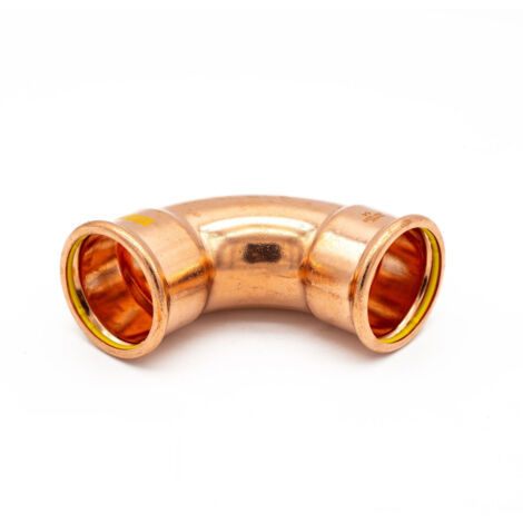 PrimaPress 54mm Copper 90 Degree Elbow Gas Pipe Fitting (1/3)