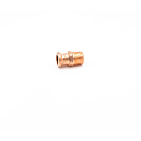 PrimaPress Copper Pressfit 15x1/2" MI Coupler - Flameless Fitting (1/3)