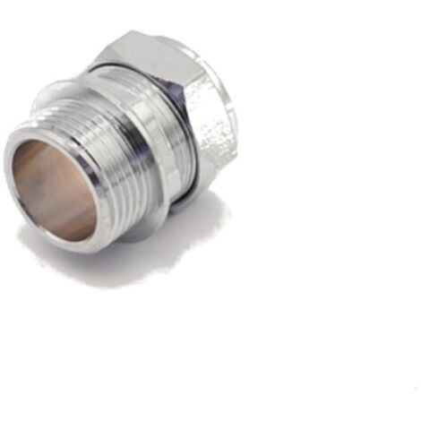 PrimaPlus Chrome Compression Adaptor 28mm x 1" Male Fitting
