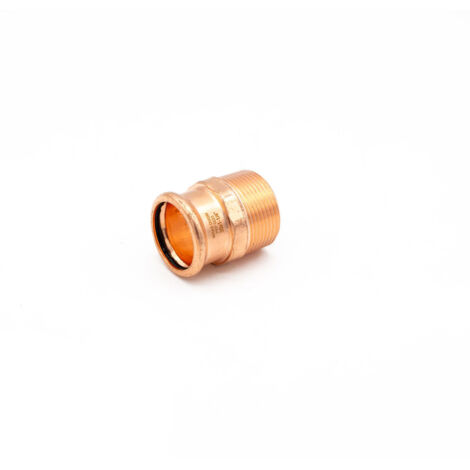PrimaPress Copper Pressfit 35x1 1/4" MI Coupler - WRAS Approved (1/3)