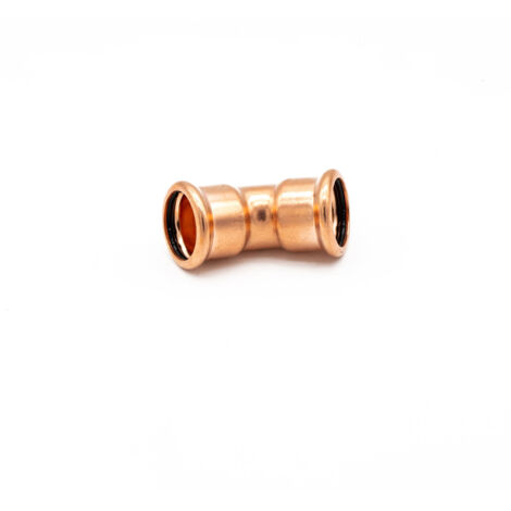PrimaPress 45° Copper Elbow Fitting - 28mm Press Fit (1/2)