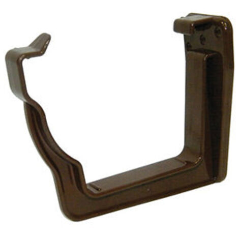 FloPlast Niagara Fascia Bracket Brown - Durable PVC Design