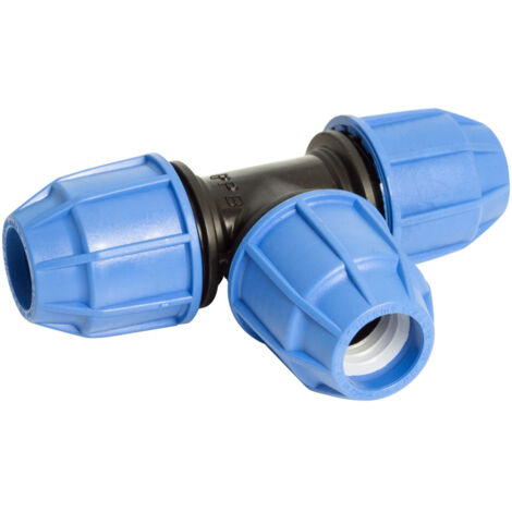 FloPlast 25mm MDPE Equal Tee Pipe Fitting - High Pressure (1/2)