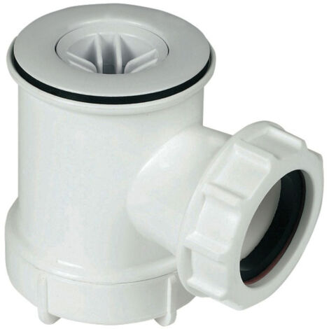 FloPlast Easyclean Shower Trap 40mm x 19mm - White Polypropylene (1/2)