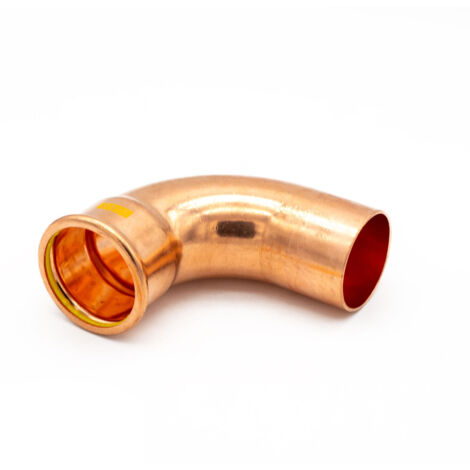 PrimaPress 54mm Copper 90° Street Elbow - Gas & Water Fitting (1/3)
