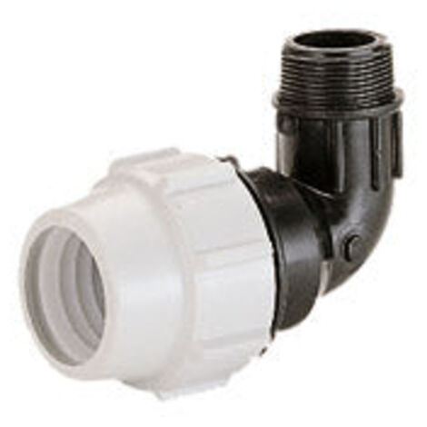 Plasson Elbow 25mm x 3/4" BSP Male Pipe Fitting Adapter (1/3)