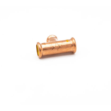 PrimaPress Copper Gas 22x22x15mm Branch Tee Fitting (1/2)