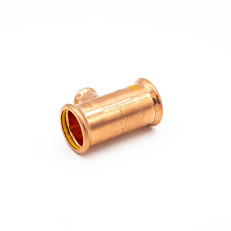 Copper Press Fitting Branch Tee 42x42x22mm for Gas & Water