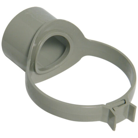 FloPlast Grey Solvent Weld Soil Strap Boss 110mm SS319 (1/2)