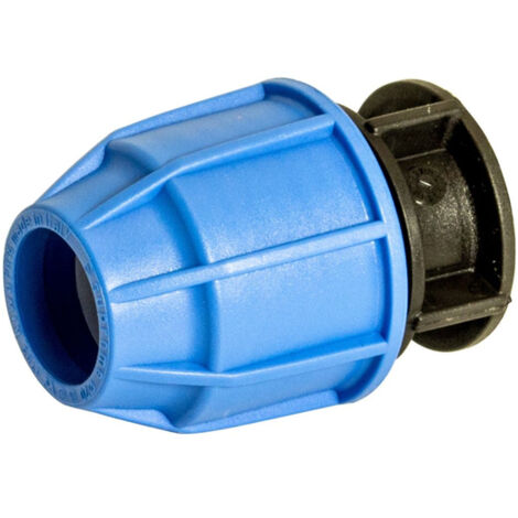 FloPlast 25mm MDPE Terminal Cap - Durable Plumbing Solution (1/2)