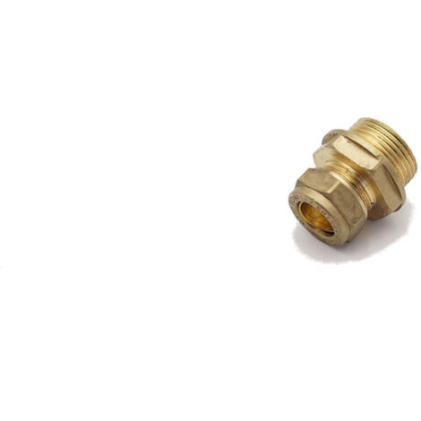 PrimaPlus 15mm x 3/4" Male Brass Compression Adaptor - 10 Pack (1/3)