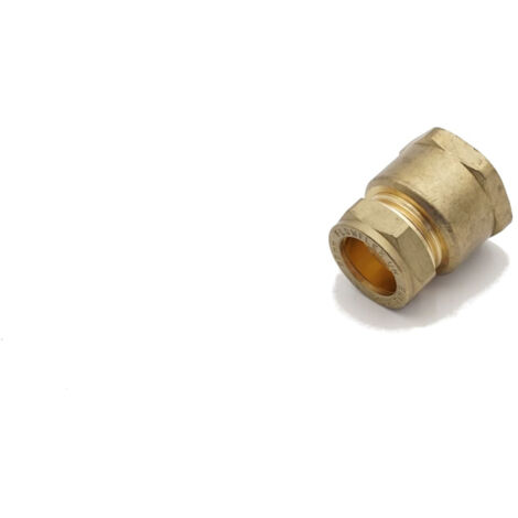 PrimaPlus Brass Compression Adaptor 22mm x 1" Female Fitting (1/3)